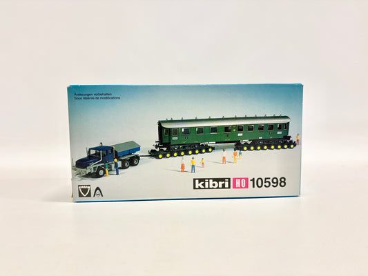 Kibri 10598 Faun Schwerlastzugmaschine mit SEAG Straßenroller H0