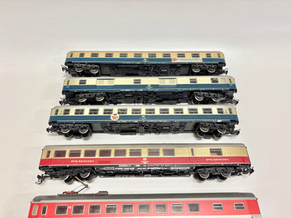 Märklin 6x D-Zug Wagen Personenwagen Konvolut DB SBB AC H0