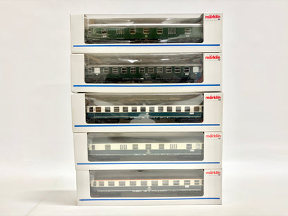 Märklin 5x D-Zug Wagen Personenwagen DB AC H0