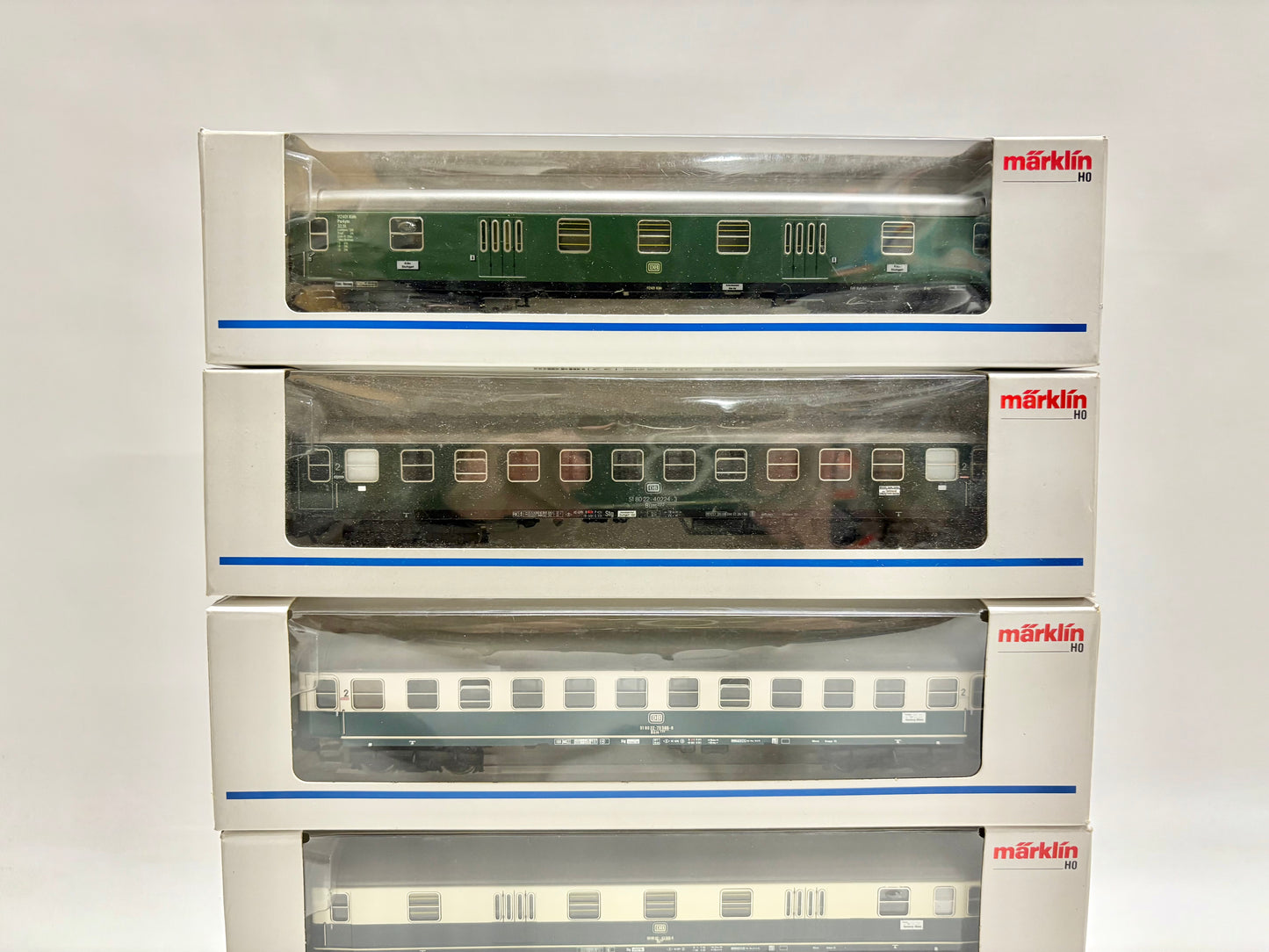 Märklin 5x D-Zug Wagen Personenwagen DB AC H0