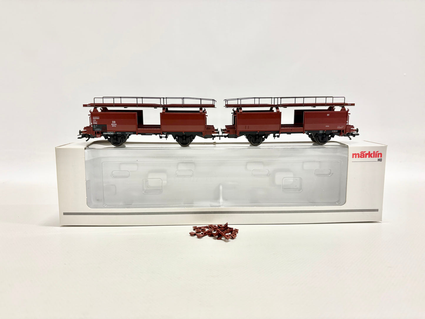 Märklin 46121 Doppel-Atutransportwagen Güterwagen DB AC H0