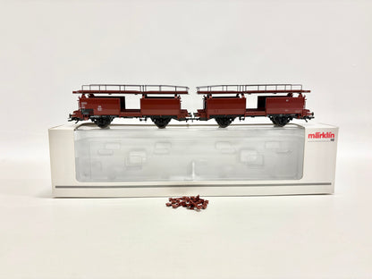 Märklin 46121 Doppel-Atutransportwagen Güterwagen DB AC H0