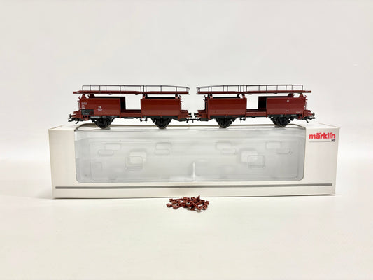 Märklin 46121 Doppel-Atutransportwagen Güterwagen DB AC H0