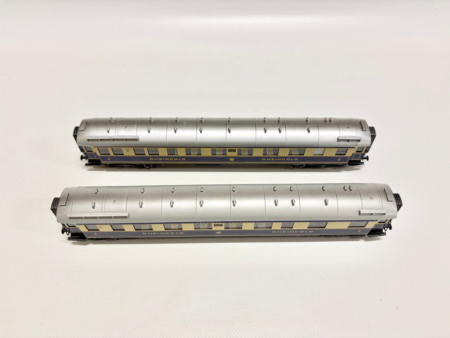 Märklin 2x Personenwagen RHEINGOLD aus Wagen-Set 4228 DRG AC H0