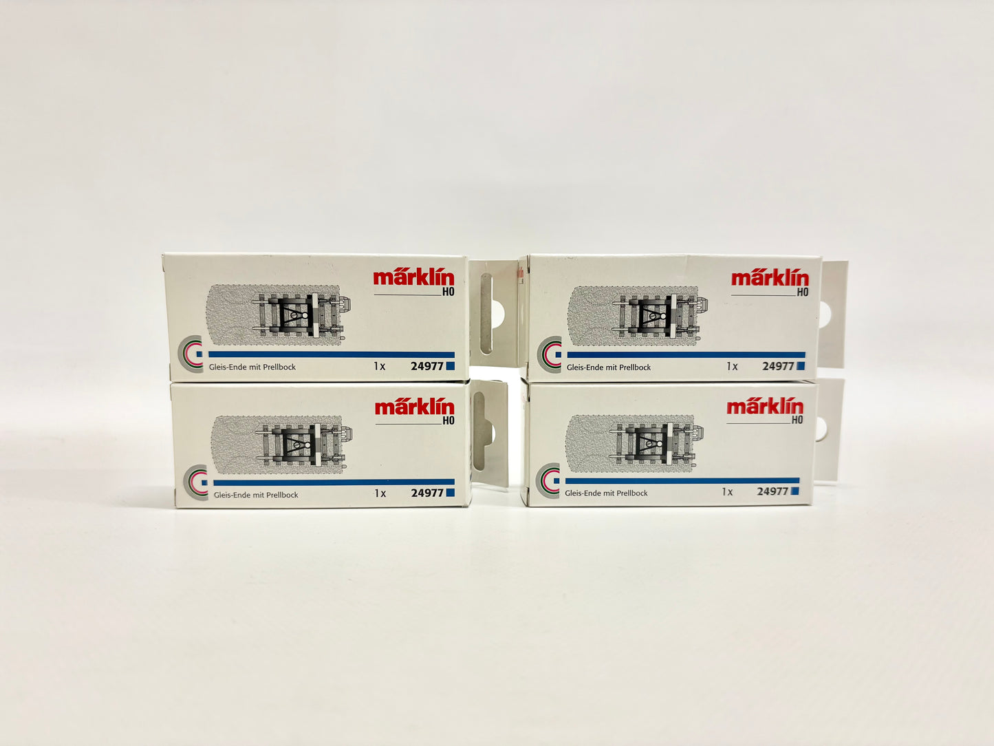 Märklin 4x 24977 C-Gleis Prellbock AC H0