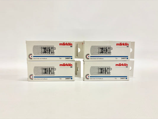 Märklin 4x 24977 C-Gleis Prellbock AC H0