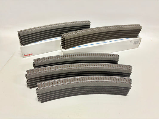 Märklin 30x Gebogene Gleise 24530 24330 R5 R3 C-Gleis AC H0