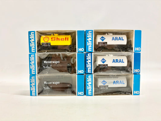 Märklin 6x 4445 4442 4440 Wagen-Set Kesselwagen Konvolut DB AC H0