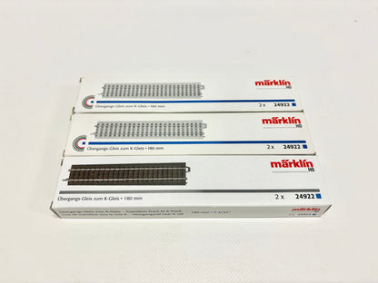 Märklin 24951 3x Packung C-Gleis Übergangsgleis zum M-Gleis AC H0