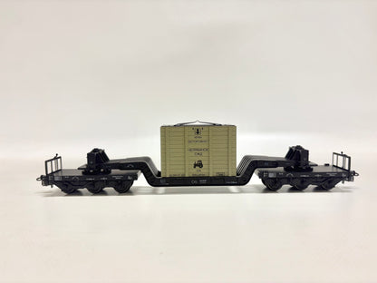Märklin 4618 Schwerlastwagen mit Transportkiste DB AC H0