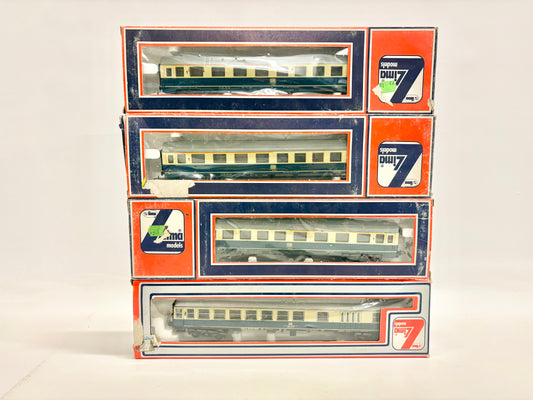 Lima 4x Schnellzugwagen Personenwagen DB H0