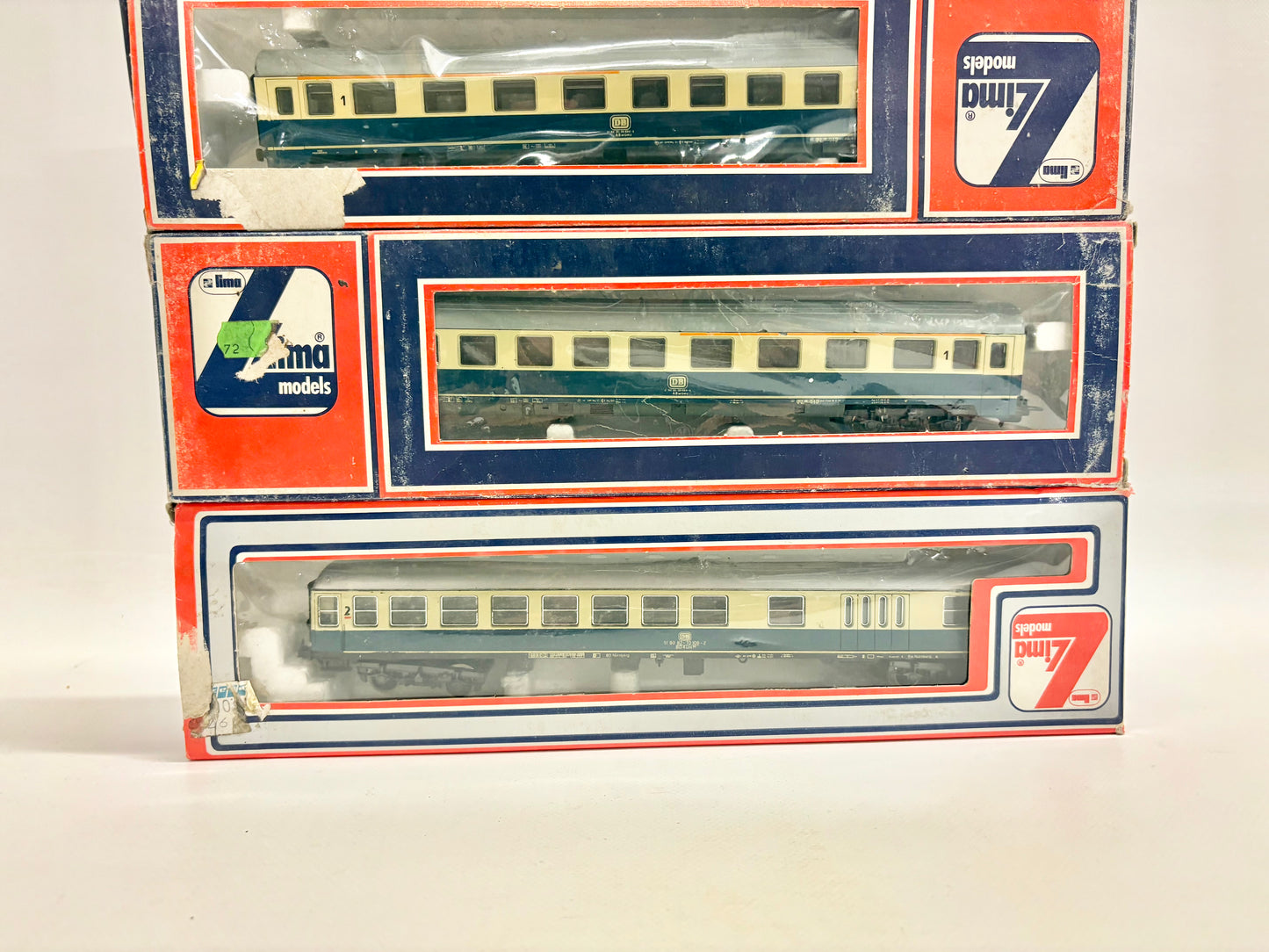 Lima 4x Schnellzugwagen Personenwagen DB H0
