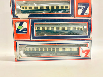 Lima 4x Schnellzugwagen Personenwagen DB H0