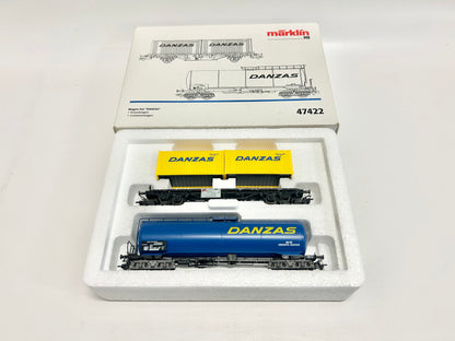 Märklin 47422 Wagen-Set DANZAS Güterwagen H0