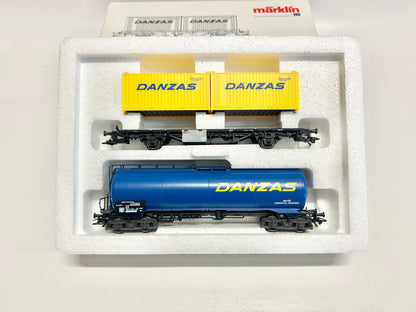Märklin 47422 Wagen-Set DANZAS Güterwagen H0
