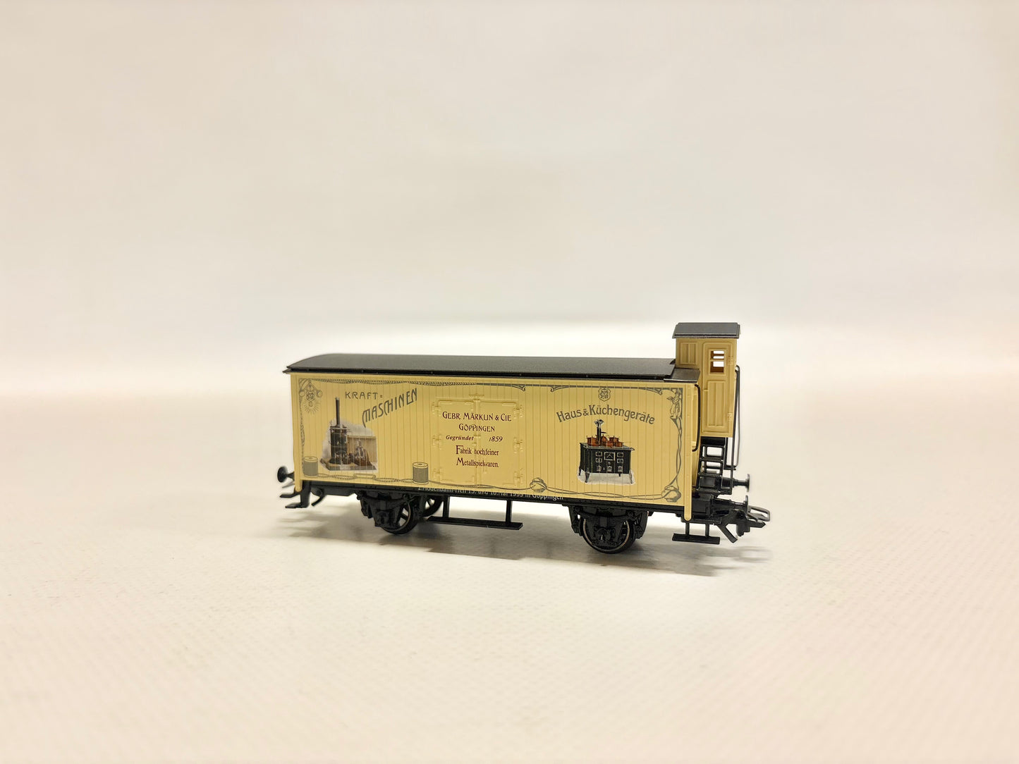 Märklin 48925 SoMo 140 Jahre Märklin Gedeckter Güterwagen mit Bremserhaus AC H0