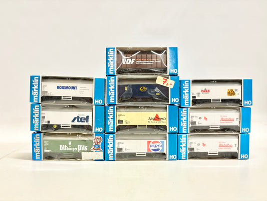 Märklin Wagen-Set Werbewagen Konvolut AC H0