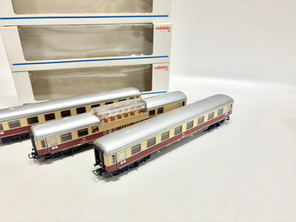 Märklin 4090 4085 3x TEE-Personenwagen DB AC H0