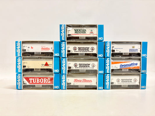 Märklin Wagen-Set Werbewagen Konvolut AC H0