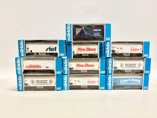 Märklin Wagen-Set Werbewagen Konvolut AC H0