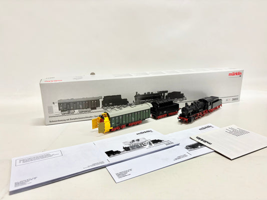 Märklin 26833 Mfx-Digital + Sound Dampfschneeschleuder + Dampflok Br 55 DB AC H0