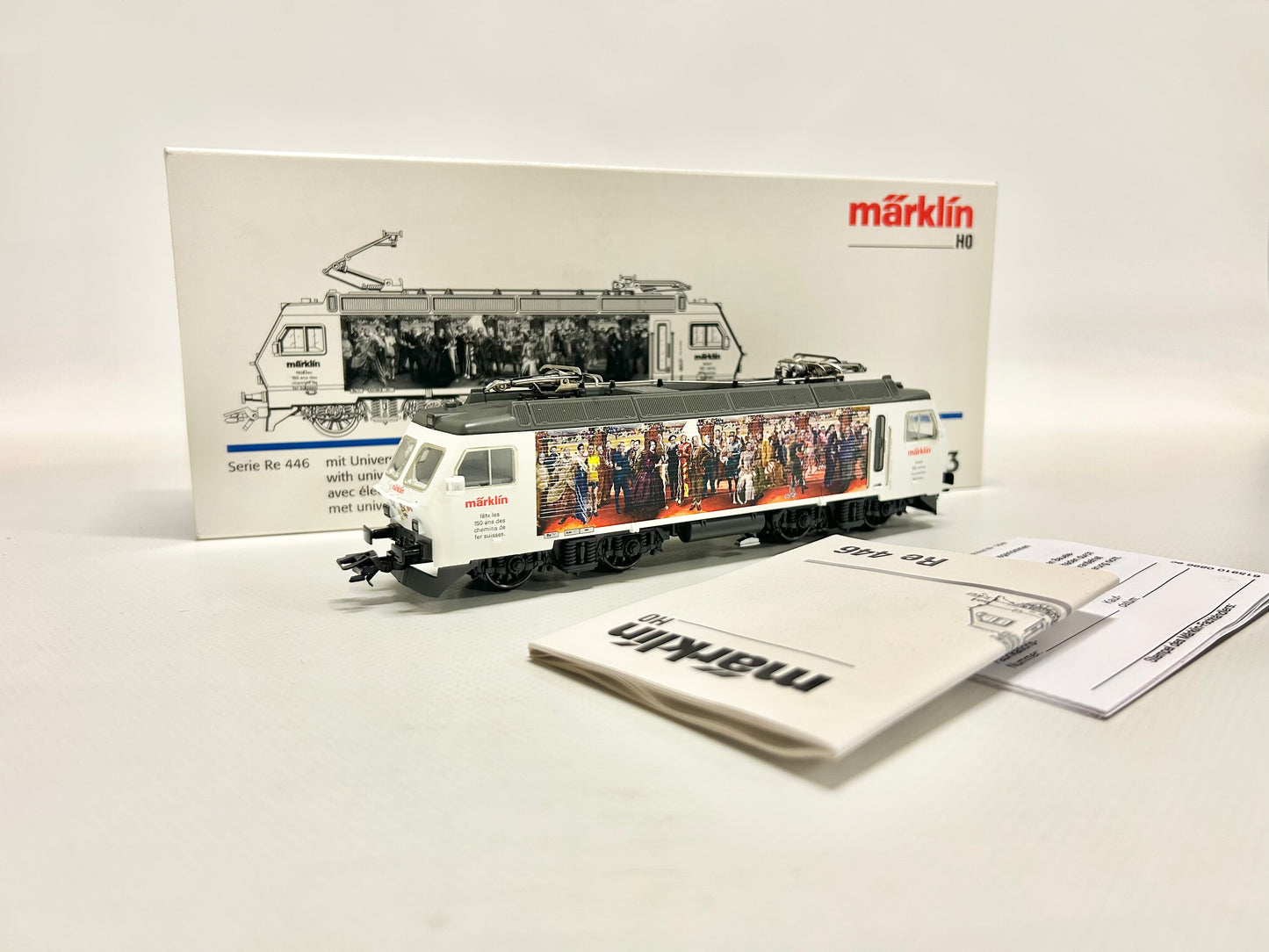 Märklin 34303 Digital Serie Re 446 Jubiläumslok der SBB AC H0