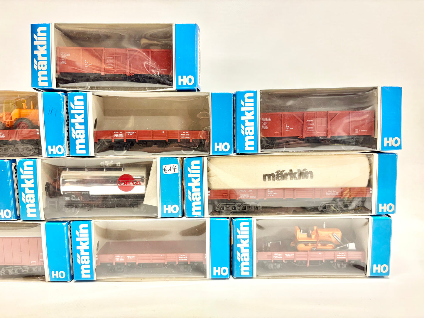 Märklin 10x Güterwagen Konvolut DB AC H0