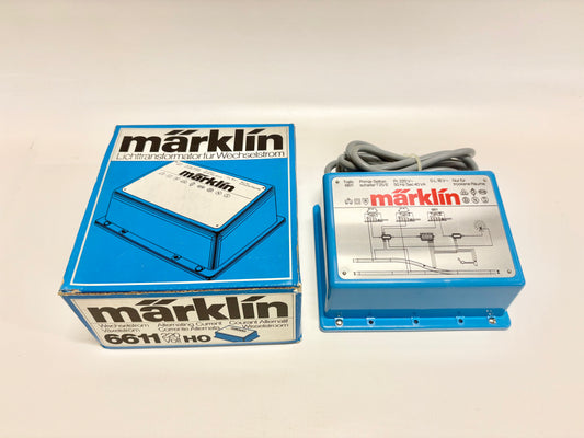 Märklin 6611 Lichttransformator 220 Volt AC
