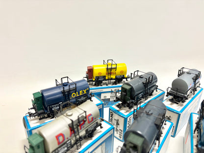 Märklin 4683 4682 4676 4675 4674 8x Kesselwagen DR AC H0