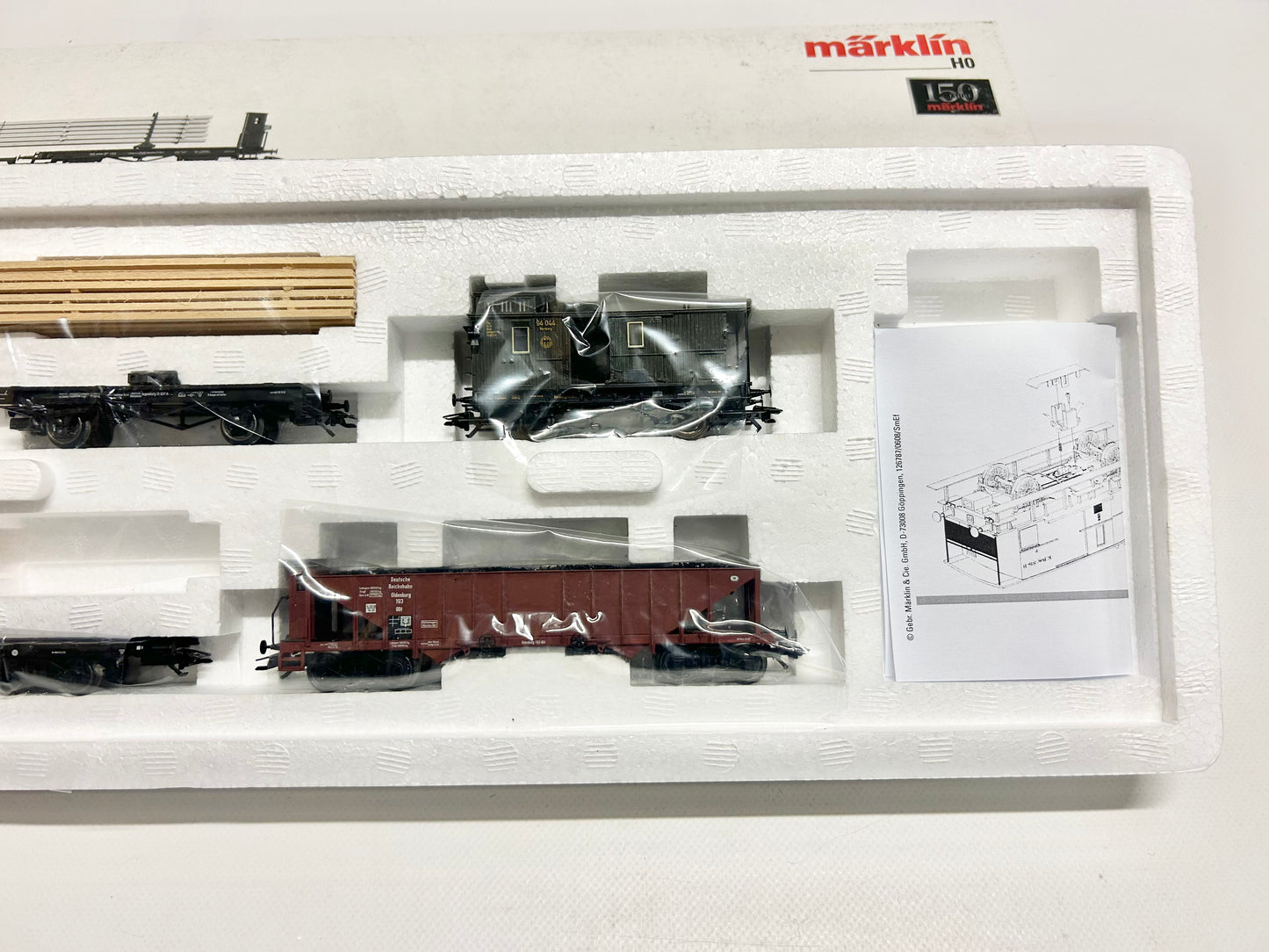 Märklin 46091 Wagen-Set Güterwagen Epoche III DR AC H0