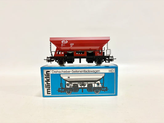 Märklin 4641 Güterwagen Drehschieber-Seitenentladewagen NS AC H0