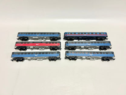 Märklin 6x Schwedische Personenwagen Konvolut H0