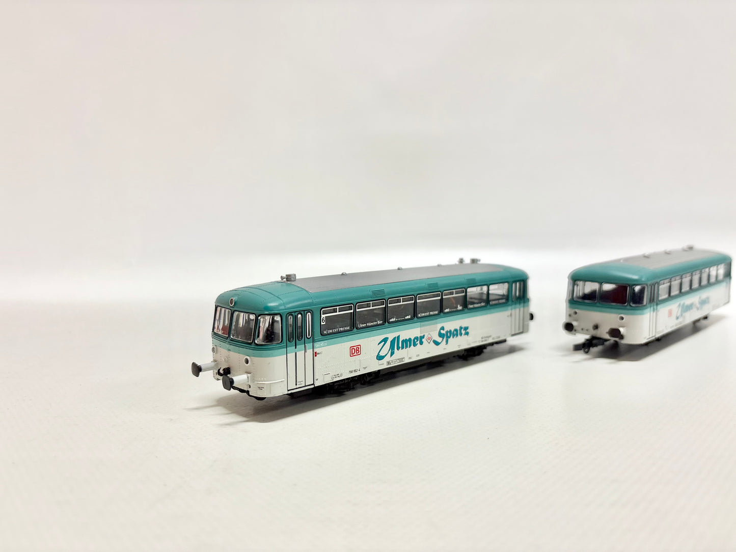 Roco 63023 DSS Dieseltriebwagen Br 798 + 998 "Ulmer Spatz" DB DC H0