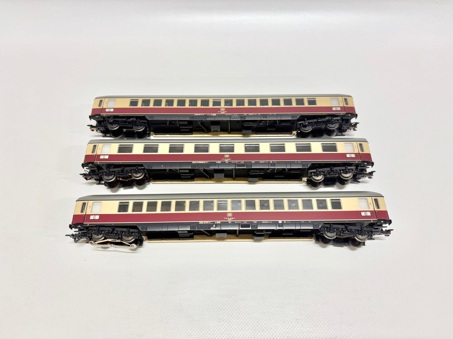 Märklin 3x Personenwagen TEE Rheinpfeil mit Innenbeleuchtung DB H0