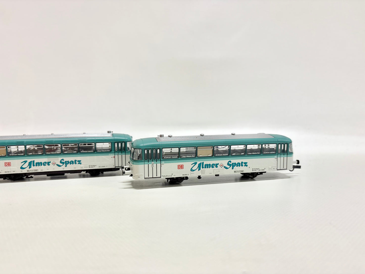 Roco 63023 DSS Dieseltriebwagen Br 798 + 998 "Ulmer Spatz" DB DC H0