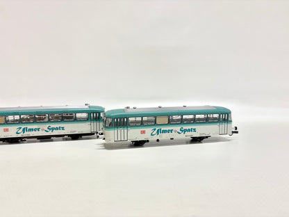 Roco 63023 DSS Dieseltriebwagen Br 798 + 998 "Ulmer Spatz" DB DC H0