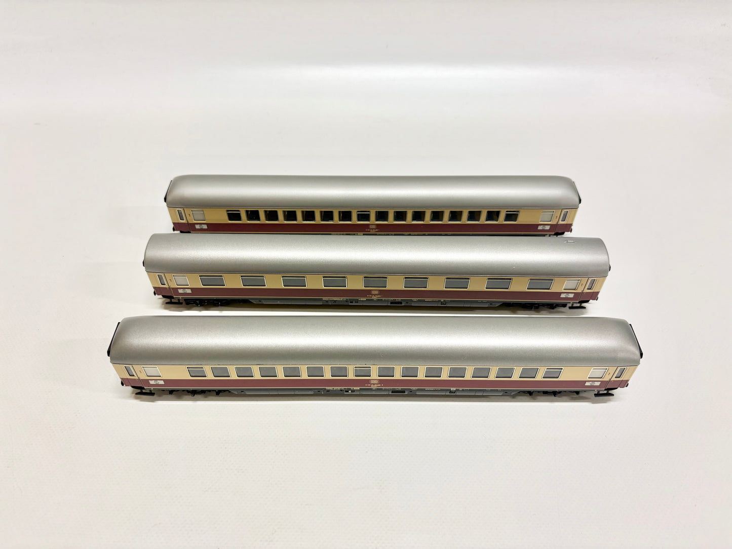Märklin 3x Personenwagen TEE Rheinpfeil mit Innenbeleuchtung DB H0