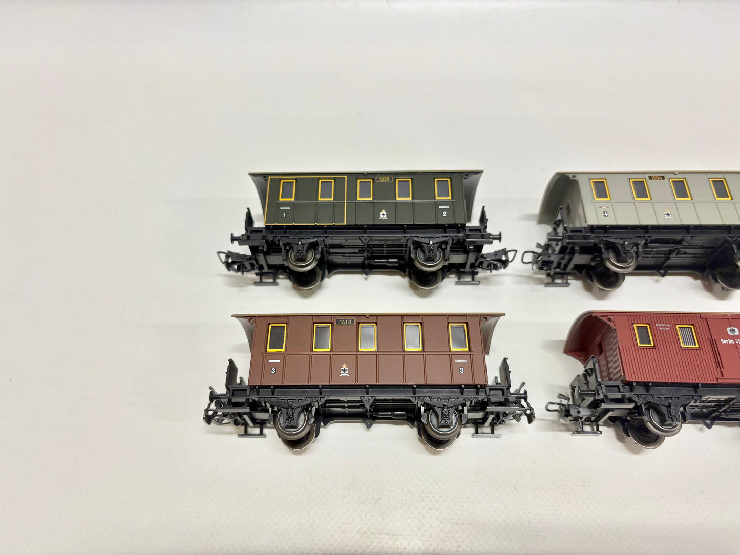 Märklin 4035 Wagen-Set Personenwagen K.P.E.V. AC H0