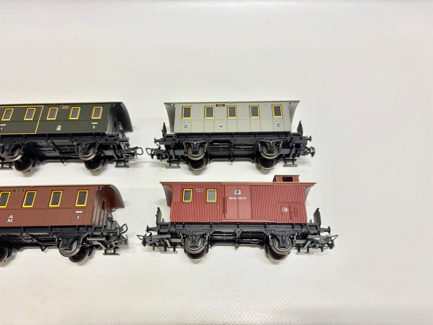 Märklin 4035 Wagen-Set Personenwagen K.P.E.V. AC H0