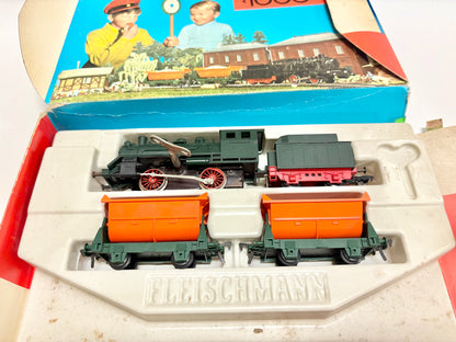 Fleischmann 1000 Startpackung Güterzug mit Uhrwerkantrieb