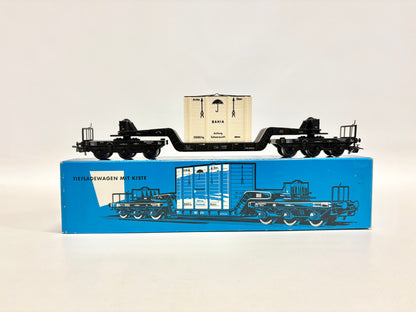 Märklin 4618 Schwerlastwagen mit Transportkiste DB AC H0