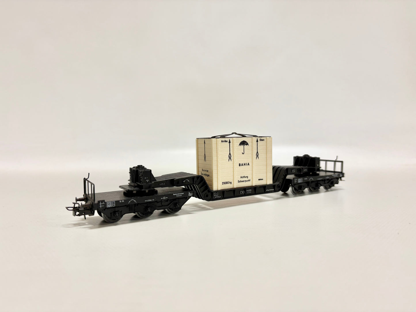 Märklin 4618 Schwerlastwagen mit Transportkiste DB AC H0