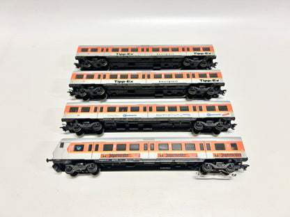 Märklin 4x S-Bahn Personenwagen mit Steuerwagen H0 4106 usw.