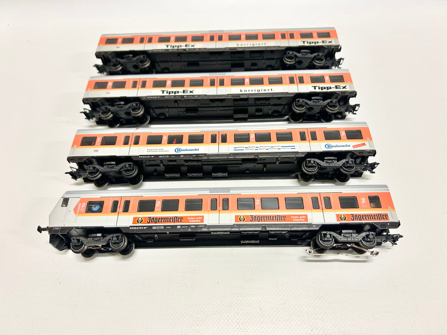 Märklin 4x S-Bahn Personenwagen mit Steuerwagen H0 4106 usw.