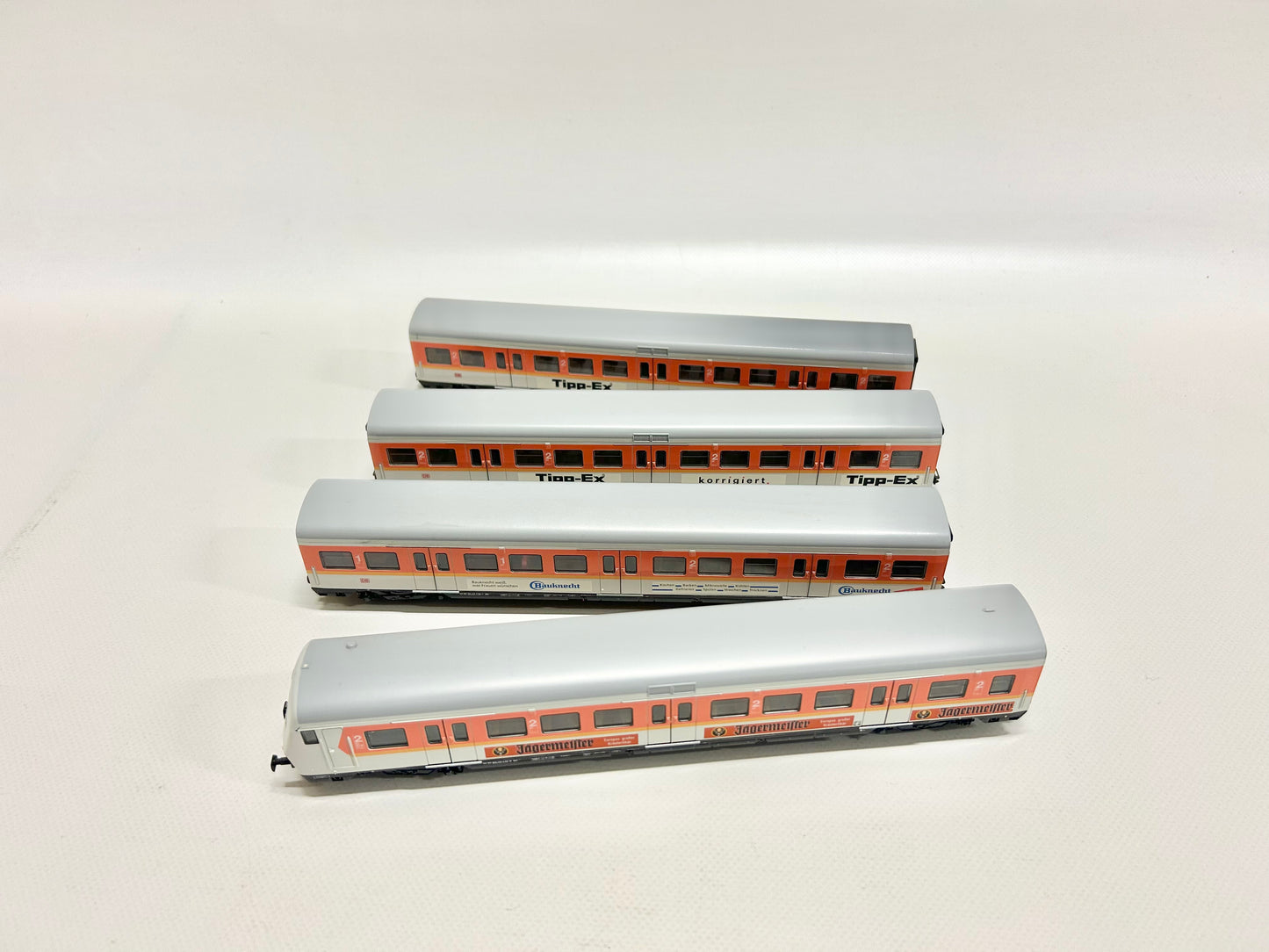 Märklin 4x S-Bahn Personenwagen mit Steuerwagen H0 4106 usw.