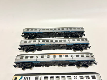 Märklin 4x Silberlinge Personenwagen inkl. Steuerwagen H0