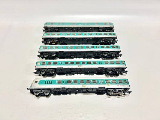 Märklin 5x Nahverkehr Personenwagen inkl. Steuerwagen H0