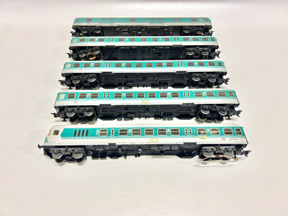 Märklin 5x Nahverkehr Personenwagen inkl. Steuerwagen H0
