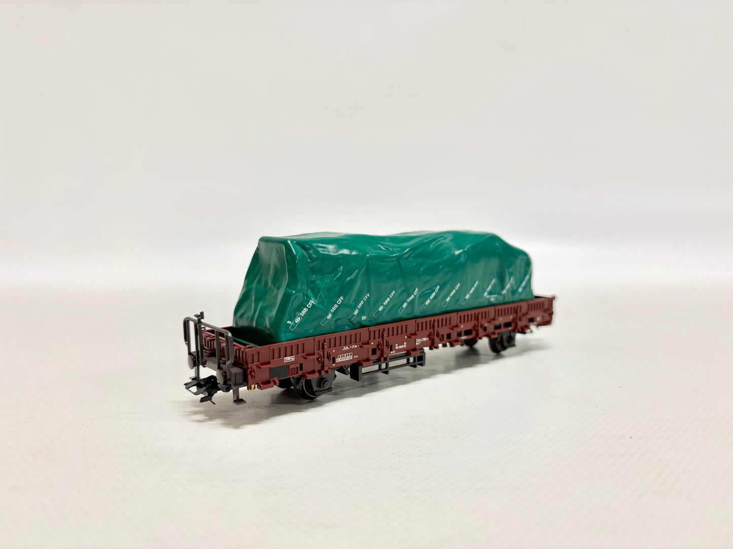 Märklin 46942 Güterwagen Rungenwagen mit Plane SBB AC H0