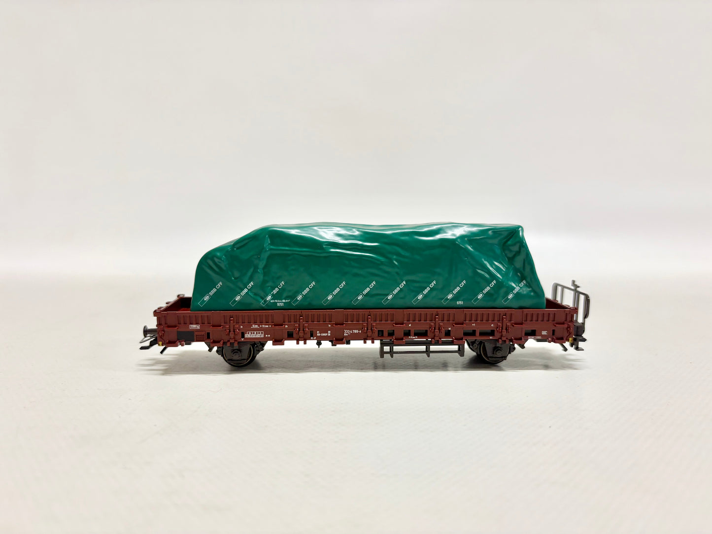Märklin 46942 Güterwagen Rungenwagen mit Plane SBB AC H0